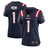 Number 1 Mom New England Patriots Women's Game Jersey Navy | Nike for Sale