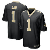 Number 1 Dad New Orleans Saints Game Jersey Black | Nike for Sale