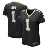 Number 1 Mom New Orleans Saints Women's Game Jersey Black | Nike for Sale
