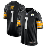 Number 1 Dad Pittsburgh Steelers Game Jersey Black | Nike for Sale