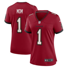 Number 1 Mom Tampa Bay Buccaneers Women's Game Jersey Red | Nike for Sale