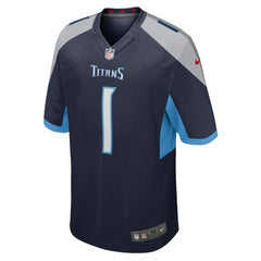 Number 1 Dad Tennessee Titans Game Jersey Navy | Nike for Sale