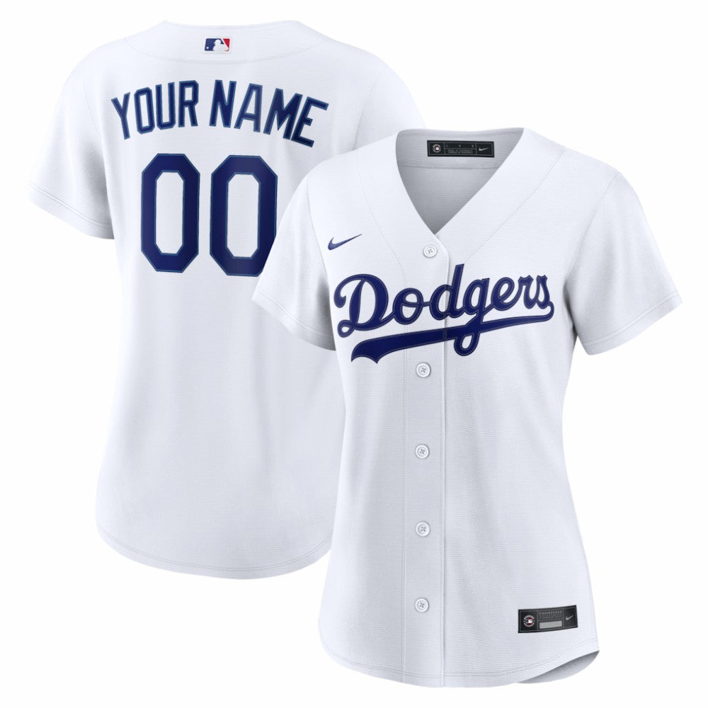 Los Angeles Dodgers Nike Women's Home Replica Custom Jersey - MLB