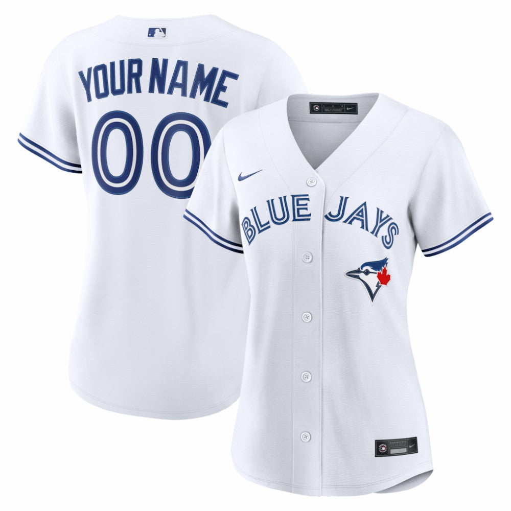 Toronto Blue Jays Nike Women's Home Replica Custom Jersey - MLB