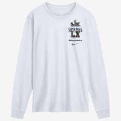 Seattle Seahawks Super Bowl LX Champions Long Ball Long Sleeve T-Shirt White | Nike for Sale
