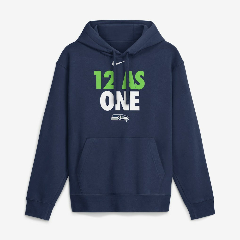Seattle Seahawks 12 As One Hoodie Navy | Nike for Sale