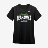 Seattle Seahawks Women's Club T-Shirt Black | Nike for Sale