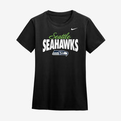 Seattle Seahawks Women's Club T-Shirt Black | Nike for Sale