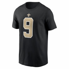 Drew Brees New Orleans Saints Retired Player Name & Number T-Shirt Black | Nike for Sale