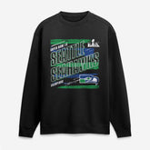 Seattle Seahawks Super Bowl LX Champions Classic Stripes Legacy Fleece Sweatshirt Black | Fanatics