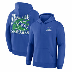 Seattle Seahawks Classic Scribble Legacy Fleece Hoodie Royal | Fanatics