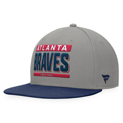 Atlanta Braves Fanatics Line Drive Two-Tone Snapback Hat - MLB
