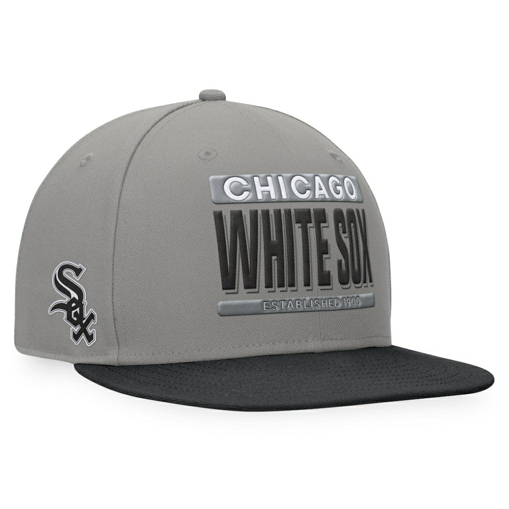 Chicago White Sox Fanatics Line Drive Two-Tone Snapback Hat - MLB