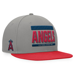 Los Angeles Angels Fanatics Line Drive Two-Tone Snapback Hat - MLB