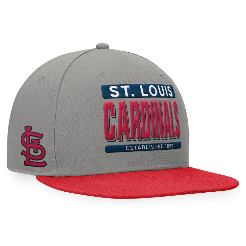 St. Louis Cardinals Fanatics Line Drive Two-Tone Snapback Hat - MLB