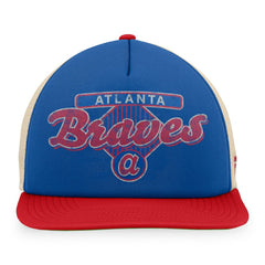 Atlanta Braves Fanatics Cooperstown Collection Talley Foam Trucker Snapback Hat - MLB