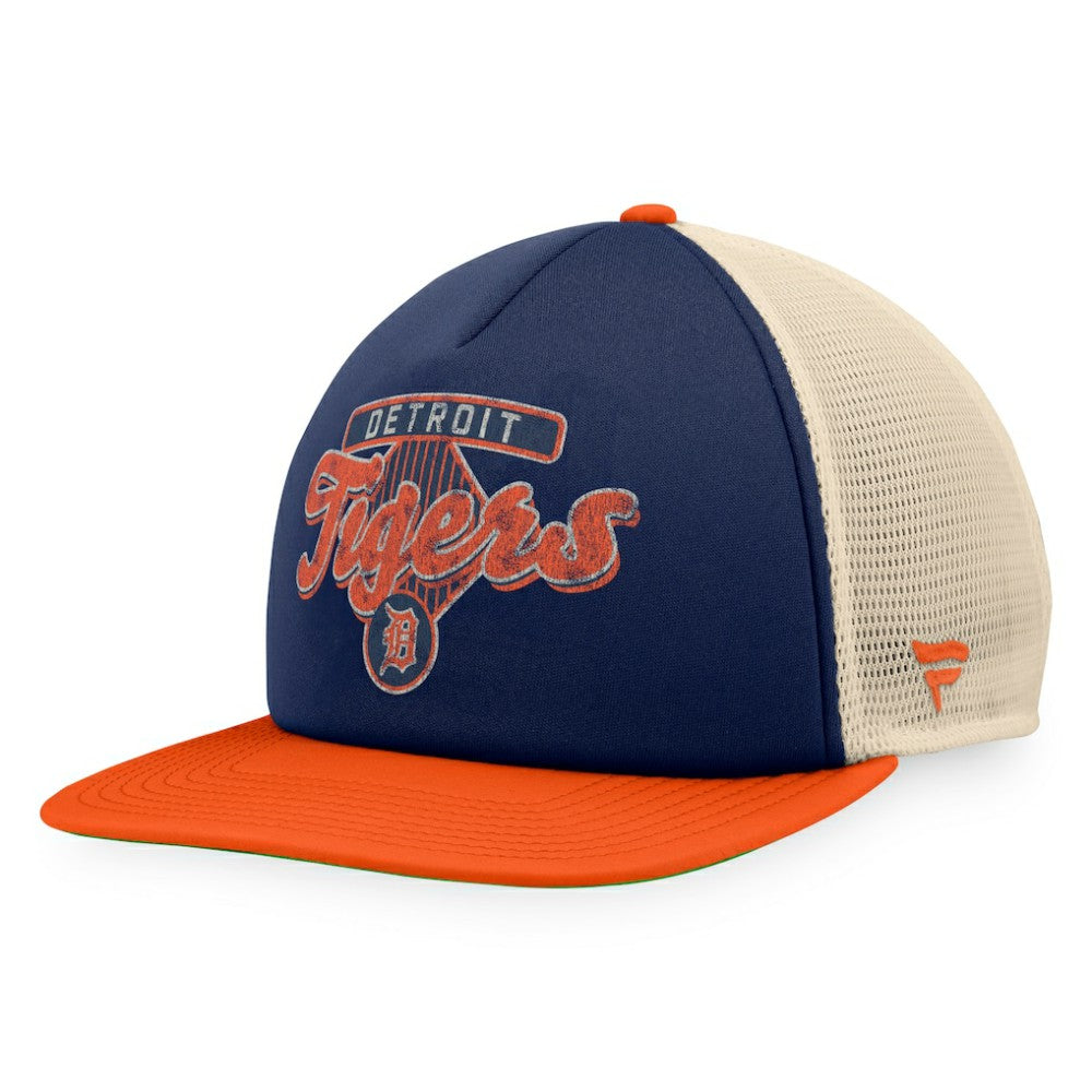 Detroit Tigers Fanatics Cooperstown Collection Talley Foam Trucker Snapback Hat - MLB