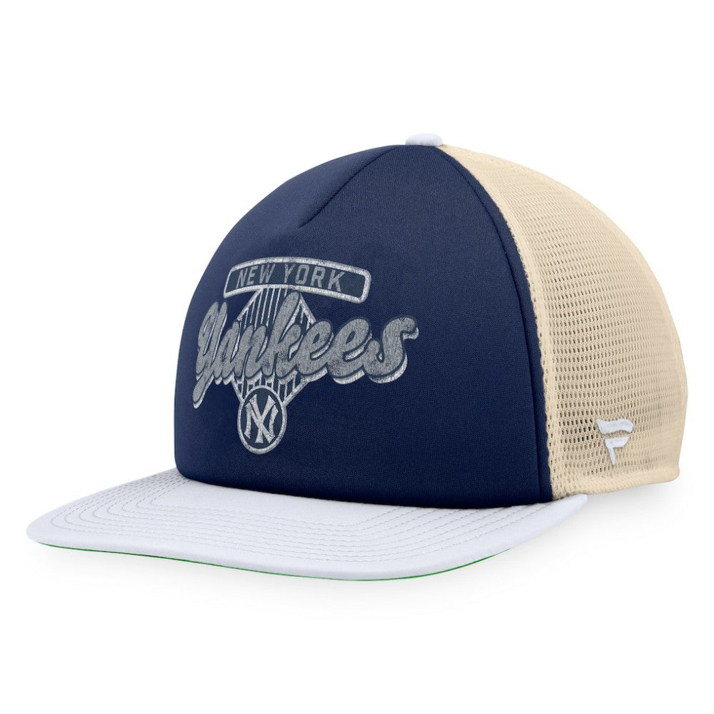 New York Yankees Fanatics Cooperstown Collection Talley Foam Trucker Snapback Hat - MLB