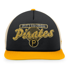 Pittsburgh Pirates Fanatics Cooperstown Collection Talley Foam Trucker Snapback Hat - MLB