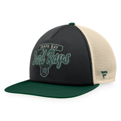 Tampa Bay Rays Fanatics Cooperstown Collection Talley Foam Trucker Snapback Hat - MLB