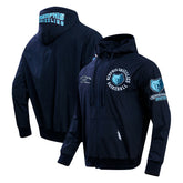 Memphis Grizzlies Pro Standard Hybrid Full-Zip Hoodie Navy - NBA