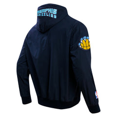 Memphis Grizzlies Pro Standard Hybrid Full-Zip Hoodie Navy - NBA