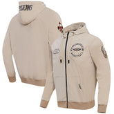 New Orleans Pelicans Pro Standard Hybrid Full-Zip Hoodie Khaki - NBA