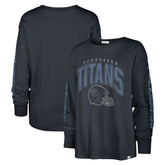 Tennessee Titans '47 Women's Tom Cat Lightweight Long Sleeve T-Shirt Navy | 47 brand