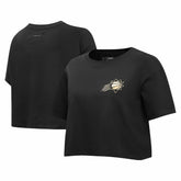 Phoenix Suns Pro Standard Women's Holiday Glam Boxy T-Shirt Black - NBA