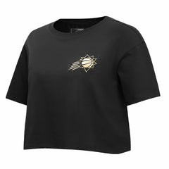 Phoenix Suns Pro Standard Women's Holiday Glam Boxy T-Shirt Black - NBA