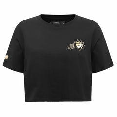 Phoenix Suns Pro Standard Women's Holiday Glam Boxy T-Shirt Black - NBA