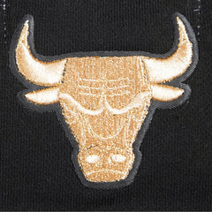 Chicago Bulls Pro Standard Women's Glam Cropped Pullover Sweatshirt - Black - NBA