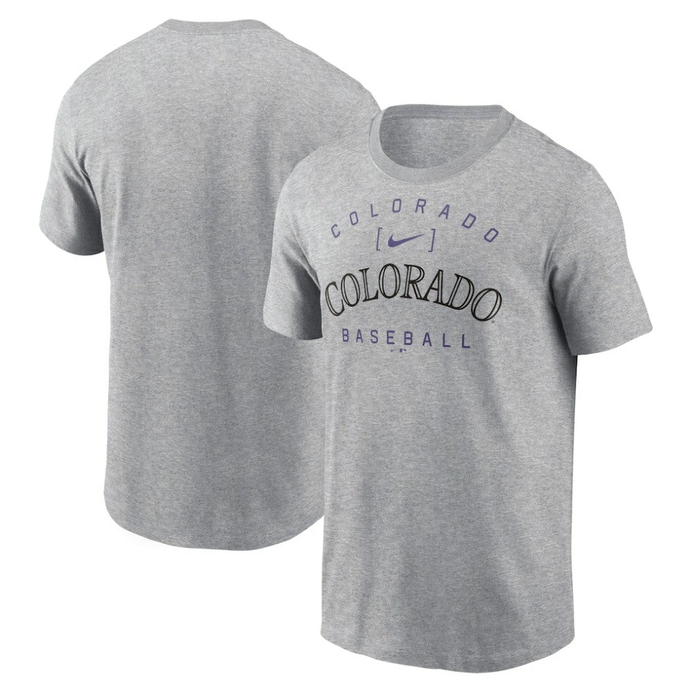Colorado Rockies Nike Home Team Athletic Arch T-Shirt - MLB