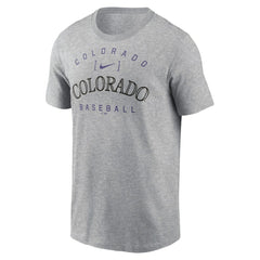 Colorado Rockies Nike Home Team Athletic Arch T-Shirt - MLB