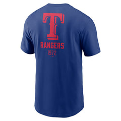 Texas Rangers Nike Large Logo Back Stack T-Shirt - MLB