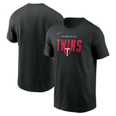 Minnesota Twins Nike Home Team Bracket Stack T-Shirt - MLB