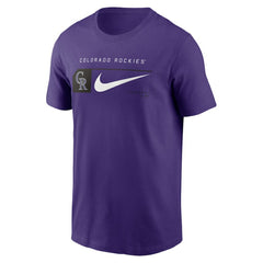 Colorado Rockies Nike Team Swoosh Lockup T-Shirt - MLB