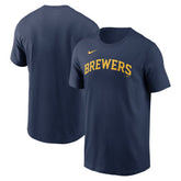 Milwaukee Brewers Nike Fuse Wordmark T-Shirt - MLB
