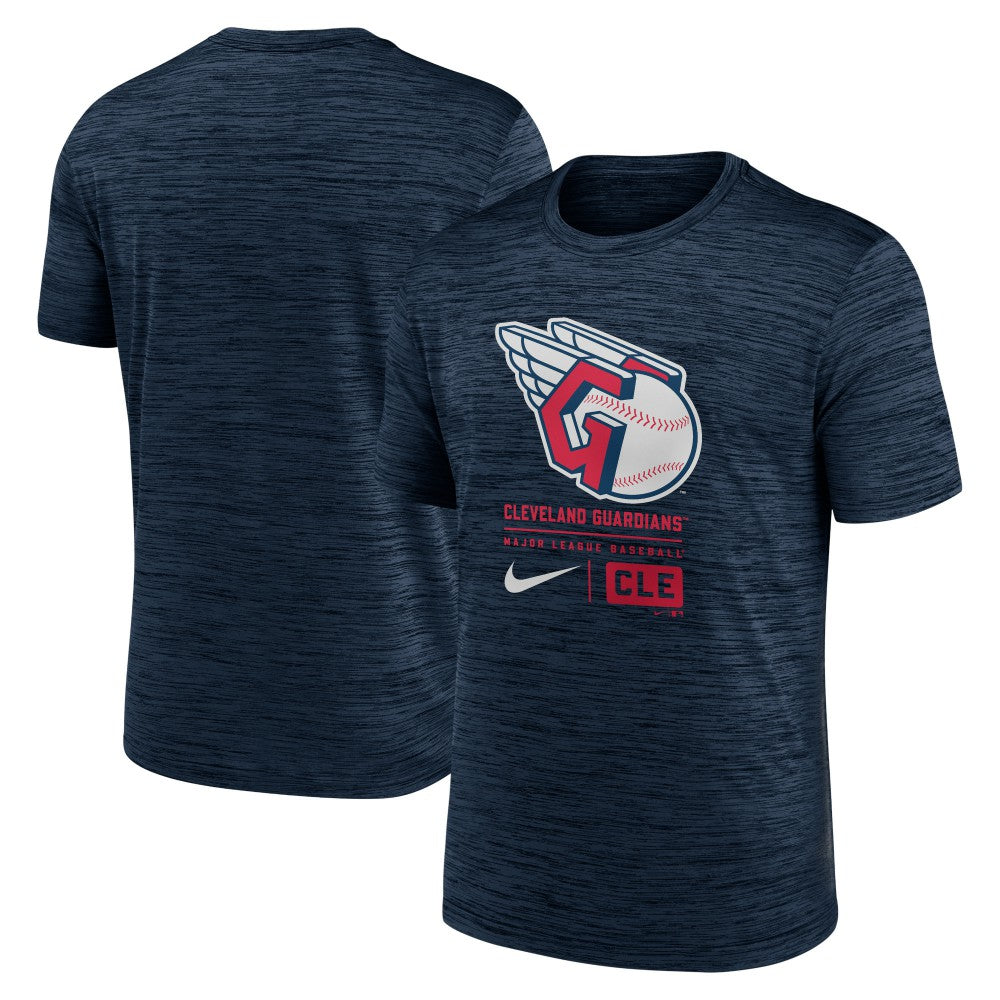 Cleveland Guardians Nike Large Logo Velocity T-Shirt - MLB
