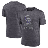 Colorado Rockies Nike Large Logo Velocity T-Shirt - MLB