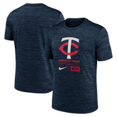 Minnesota Twins Nike Large Logo Velocity T-Shirt - MLB