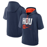 Houston Astros Nike Tri Code Lockup Short Sleeve Pullover Hoodie - MLB