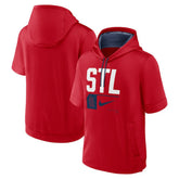 St. Louis Cardinals Nike Tri Code Lockup Short Sleeve Pullover Hoodie - MLB