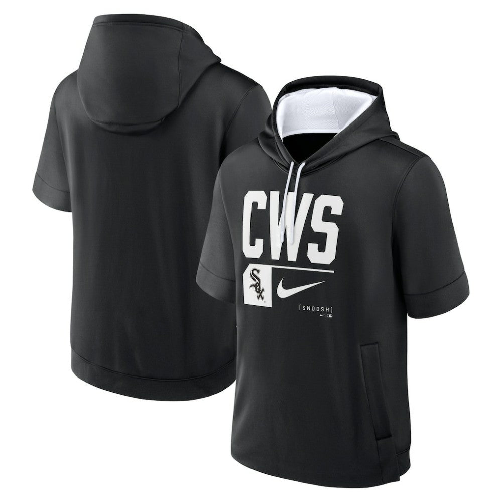 Chicago White Sox Nike Tri Code Lockup Short Sleeve Pullover Hoodie - MLB