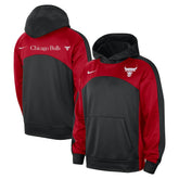 Chicago Bulls Authentic Starting Five Force Performance Pullover Hoodie Black/Red - NBA