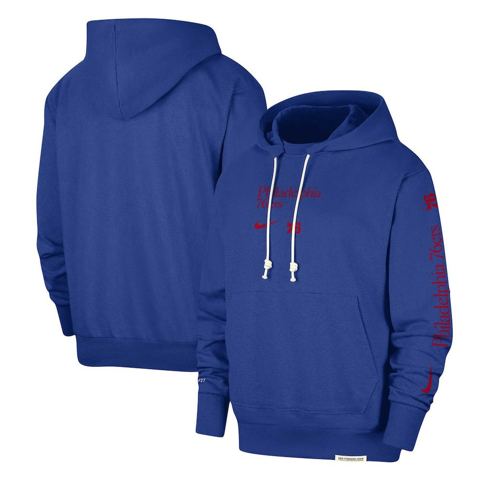 Philadelphia 76ers Authentic Performance Pullover Hoodie Royal - NBA