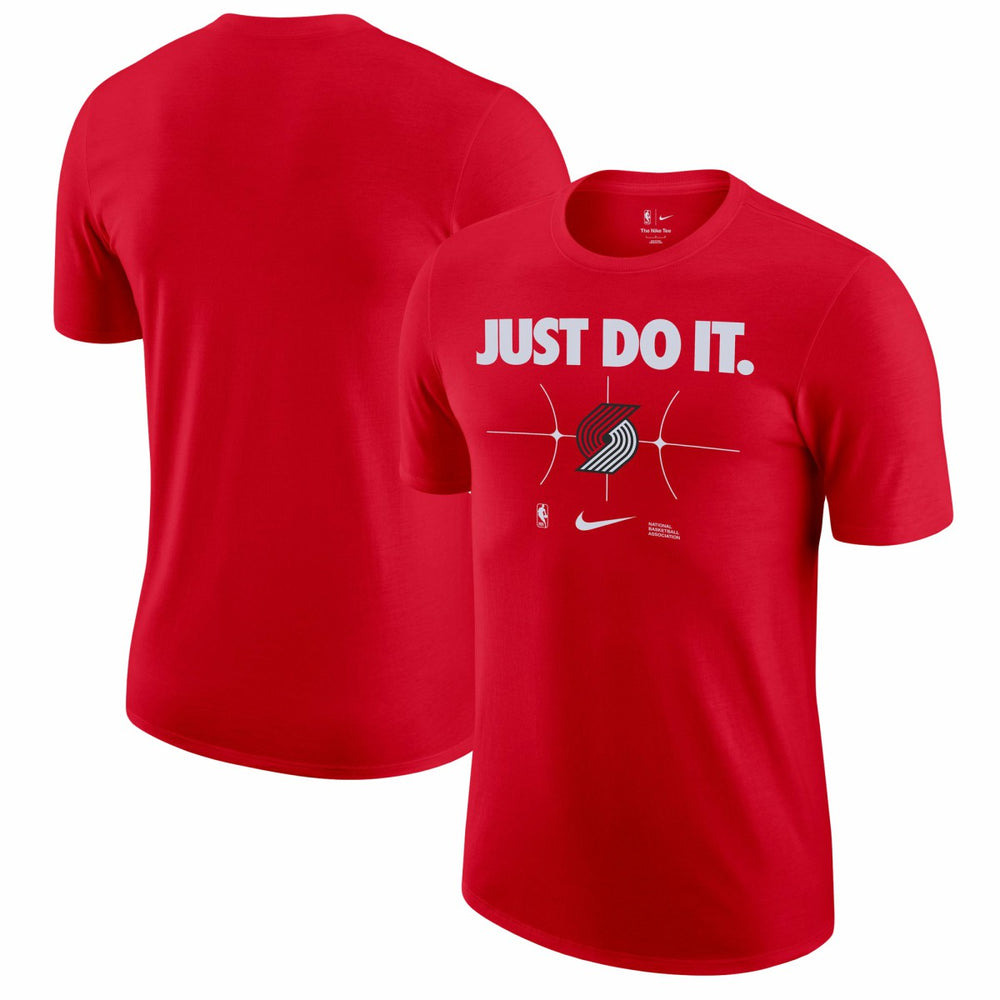 Portland Trail Blazers Just Do It T-Shirt Red - NBA