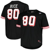 Jerry Rice San Francisco 49ers Big & Tall Mesh Player Name & Number Top Black | Mitchell & Ness