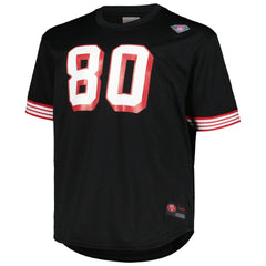 Jerry Rice San Francisco 49ers Big & Tall Mesh Player Name & Number Top Black | Mitchell & Ness