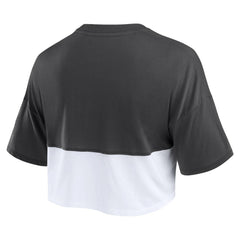 San Francisco Giants Fanatics Women's Color Split Boxy Cropped T-Shirt - MLB